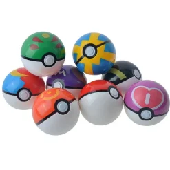 Pkm.store Pokeball & Pokebälle-4 Bis 20 Pokebälle Mit Pokemon Figuren Im Set (Zufallige Wahl)