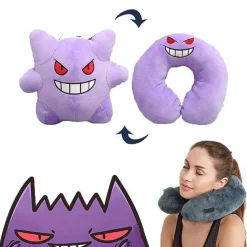 Pkm.store Sonstiges Merchandise-2 In 1 Pokemon Pluschtier Und Nackenhornchen Gengar