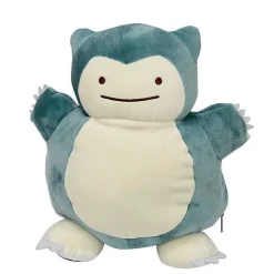 Pkm.store Pokemon Kuscheltiere-2 In 1 Snorlax / Ditto Transformer Plusch Figur (Ca. 30Cm)