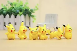 Pkm.store Pokemon Figuren-6 Pikachu Pvc Pokeball Figuren (Ca.4 Cm)