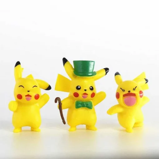 Pkm.store Pokemon Figuren-18 Stk. Pikachu Figuren (Ca. 4Cm)