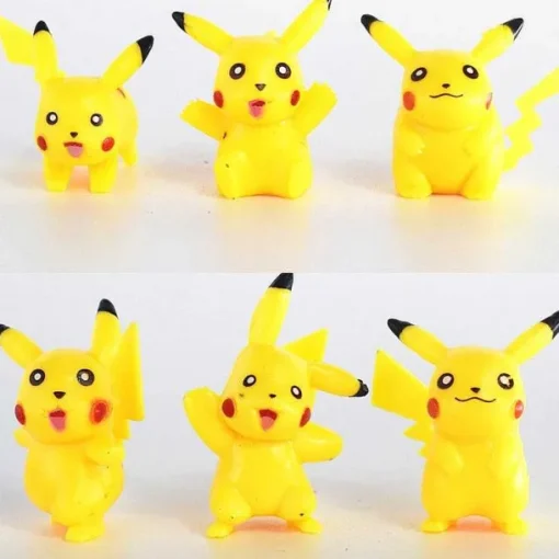 Pkm.store Pokemon Figuren-18 Stk. Pikachu Figuren (Ca. 4Cm)