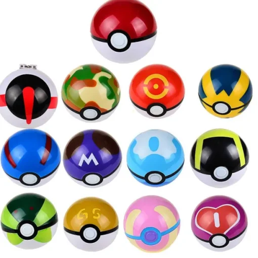 Pkm.store Pokeball & Pokebälle-13 Stk. Pokeball Masterball Kollektion (Ca. 7Cm)