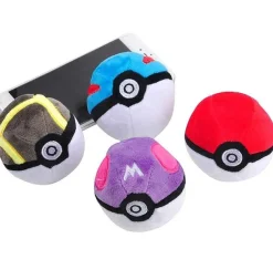 Pkm.store Pokeball & Pokebälle-10 Stk. Pokeball Plusch Set (Ca. 7Cm)