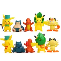 Pkm.store Pokemon Figuren-17 Stk. Pokemon Figuren Set: Pikachu Jigglypuff Uvm.