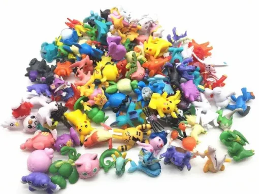Pkm.store Pokemon Figuren-24 Stk. Pokemon Pocket Monster Pokeball Figuren