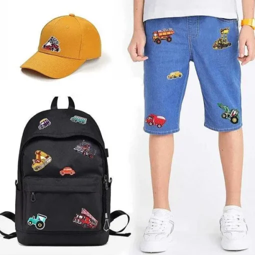 Pkm.store Sonstiges Merchandise-16 Stk. Pokemon Stoff-Patches Zum Aufnahen