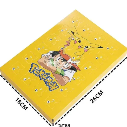 Pkm.store Herbst & Winter-24 Verschiedene Pokemon Figuren In Box Advents Kalender