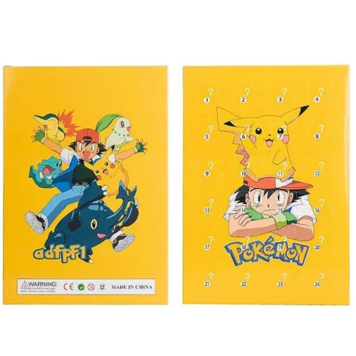 Pkm.store Herbst & Winter-24 Verschiedene Pokemon Figuren In Box Advents Kalender