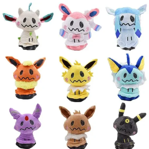 Pkm.store Pokemon Kuscheltiere-Anime Kawaii Q Leafeon Jolteon Vaporeon Flareon Espeon Umbreon Glaceon Plusch Figuren