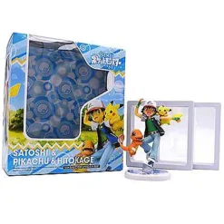 Pkm.store Pokemon Figuren-Ash Ketchum Pikachu Figur (Ca. 10Cm)