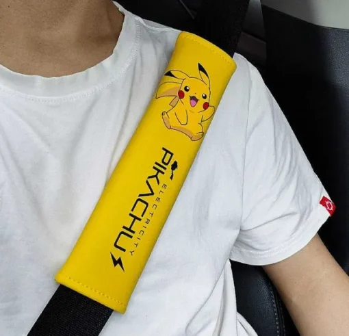Pkm.store Sonstiges Merchandise-Auto Sitzgurt Cover Im Pikachu Oder Pokemon Design
