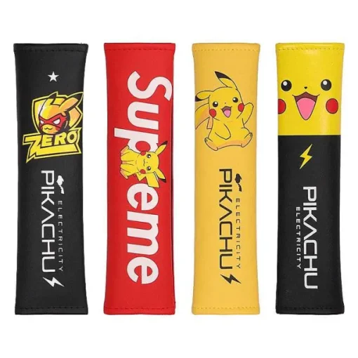 Pkm.store Sonstiges Merchandise-Auto Sitzgurt Cover Im Pikachu Oder Pokemon Design