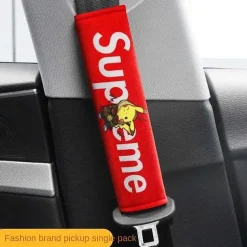 Pkm.store Sonstiges Merchandise-Auto Sitzgurt Cover Im Pikachu Oder Pokemon Design