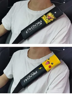 Pkm.store Sonstiges Merchandise-Auto Sitzgurt Cover Im Pikachu Oder Pokemon Design