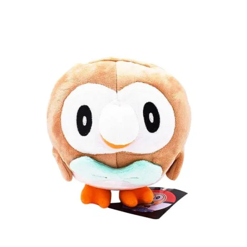 Pkm.store Pokemon Kuscheltiere-Bauz / Rowlet Kuscheltier Pokemon (Ca. 18Cm)