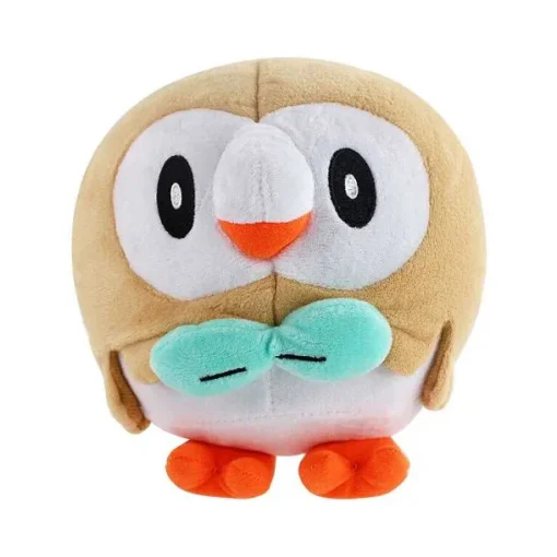 Pkm.store Pokemon Kuscheltiere-Bauz / Rowlet Kuscheltier Pokemon (Ca. 18Cm)