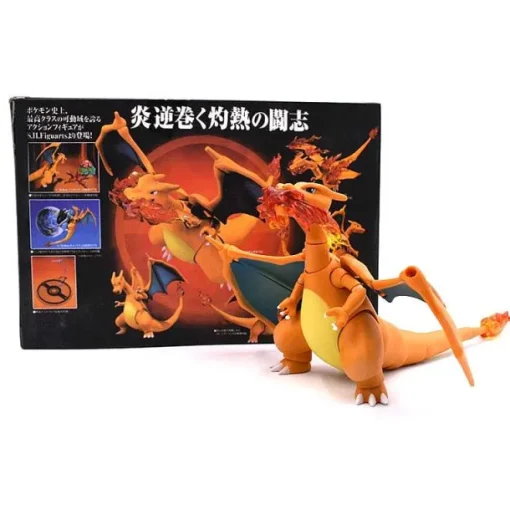 Pkm.store Pokemon Figuren-Bewegliche Charizard / Glurak Action Figur (13Cm)