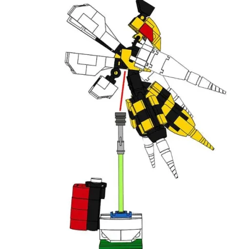 Pkm.store Pokemon Bausteine-Bibor / Beedrill Baustein Figur Pokemon (