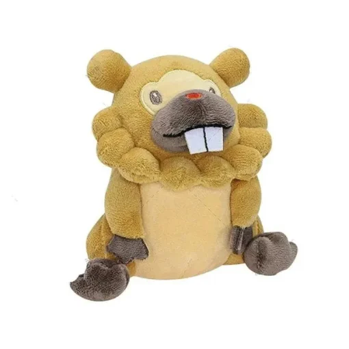 Pkm.store Pokemon Kuscheltiere-Bidiza Bidoof Stofftier Pokemon (Ca. 13Cm)