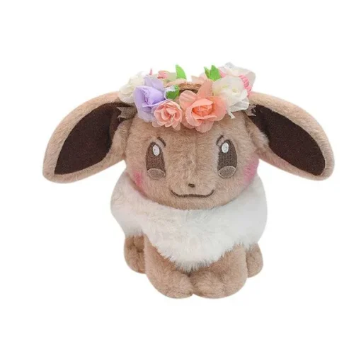 Pkm.store Pokemon Kuscheltiere-Blumen Pokemon Stofftiere Evoli, Galarian Gallopa, Feelinara, Hopplo Uvm.