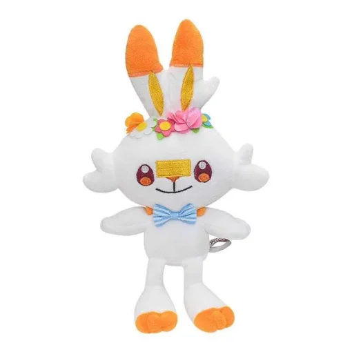 Pkm.store Pokemon Kuscheltiere-Blumen Pokemon Stofftiere Evoli, Galarian Gallopa, Feelinara, Hopplo Uvm.