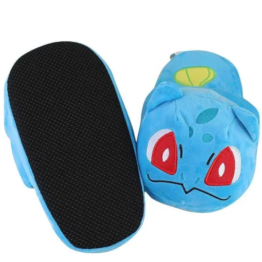 Pkm.store Sonstiges Merchandise-Bulbasaur Bisasam Pluschige Hausschuhe Slipper