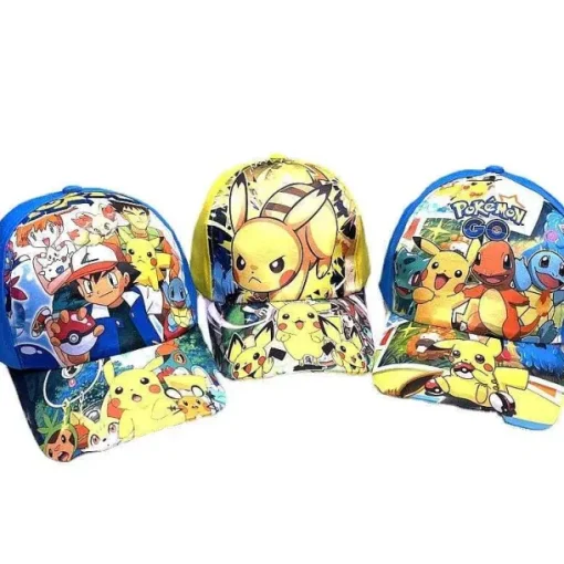Pkm.store Sommer-Bunte Baseball Kids Mit Pikachu Motiven Fur Kinder