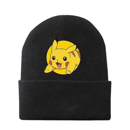 Pkm.store Herbst & Winter-Bunte Kinder Winter Pikachu Und Pokemon Mützen
