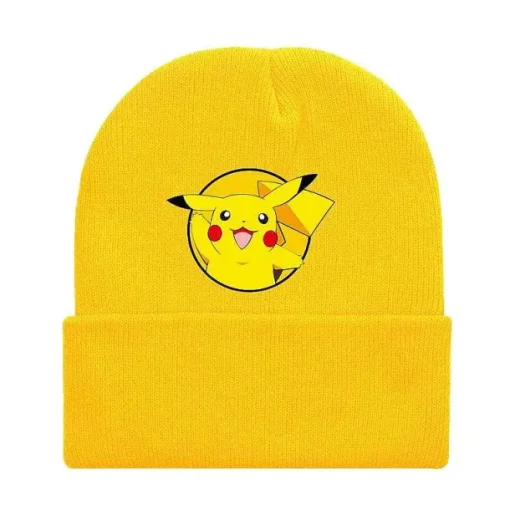 Pkm.store Herbst & Winter-Bunte Kinder Winter Pikachu Und Pokemon Mützen