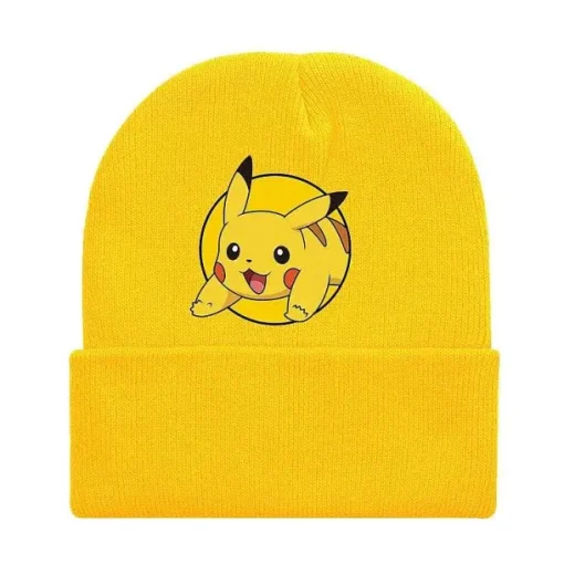Pkm.store Herbst & Winter-Bunte Kinder Winter Pikachu Und Pokemon Mützen