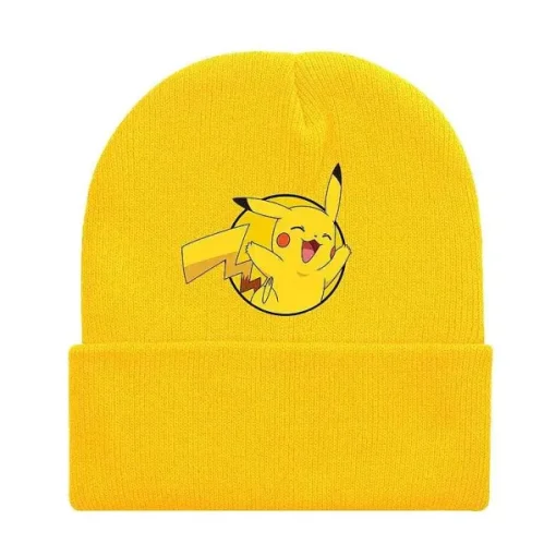 Pkm.store Herbst & Winter-Bunte Kinder Winter Pikachu Und Pokemon Mützen