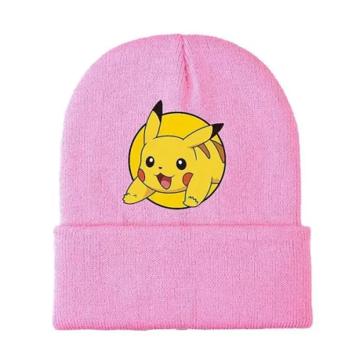 Pkm.store Herbst & Winter-Bunte Kinder Winter Pikachu Und Pokemon Mützen