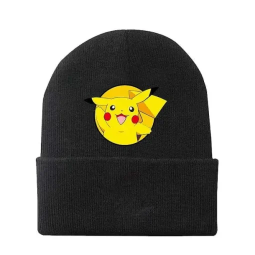 Pkm.store Herbst & Winter-Bunte Kinder Winter Pikachu Und Pokemon Mützen