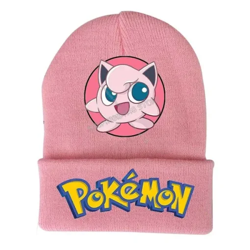 Pkm.store Herbst & Winter-Bunte Pokemon Winter Mützen Fur Kinder Oder Erwachsene