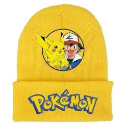 Pkm.store Herbst & Winter-Bunte Pokemon Winter Mützen Fur Kinder Oder Erwachsene