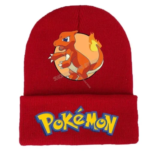 Pkm.store Herbst & Winter-Bunte Pokemon Winter Mützen Fur Kinder Oder Erwachsene