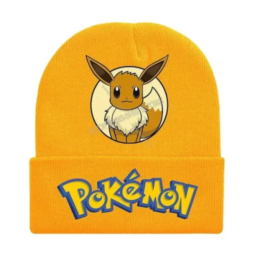 Pkm.store Herbst & Winter-Bunte Pokemon Winter Mützen Fur Kinder Oder Erwachsene