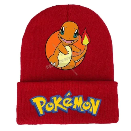 Pkm.store Herbst & Winter-Bunte Pokemon Winter Mützen Fur Kinder Oder Erwachsene