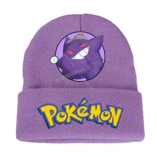 Pkm.store Herbst & Winter-Bunte Pokemon Winter Mützen Fur Kinder Oder Erwachsene