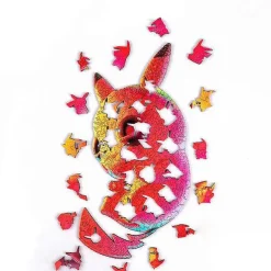 Pkm.store Pokemon Spielzeug-Buntes Pikachu Puzzle Aus Holz