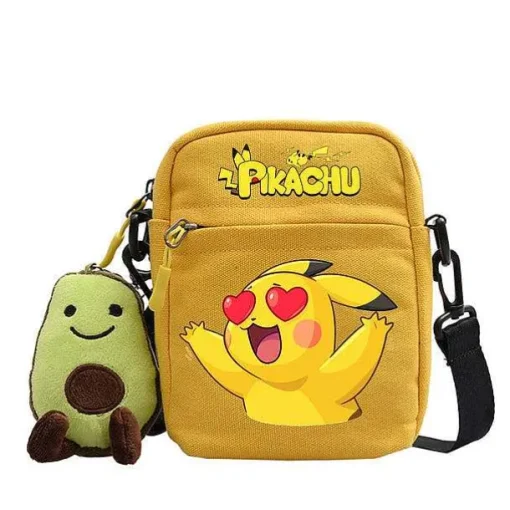Pkm.store Sonstiges Merchandise-Canvas Pokemon Messenger Tasche, Slingbag Umhangetasche In Vielen Motiven