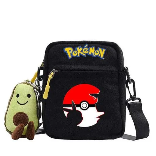 Pkm.store Sonstiges Merchandise-Canvas Pokemon Messenger Tasche, Slingbag Umhangetasche In Vielen Motiven