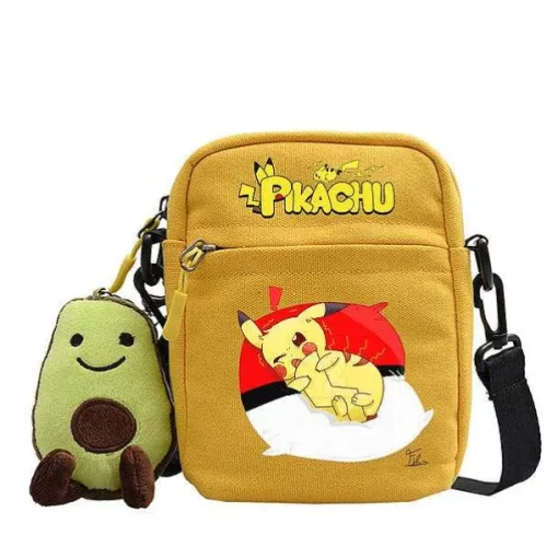 Pkm.store Sonstiges Merchandise-Canvas Pokemon Messenger Tasche, Slingbag Umhangetasche In Vielen Motiven