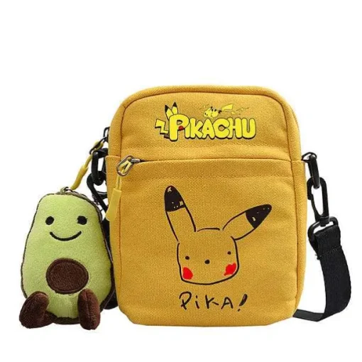 Pkm.store Sonstiges Merchandise-Canvas Pokemon Messenger Tasche, Slingbag Umhangetasche In Vielen Motiven