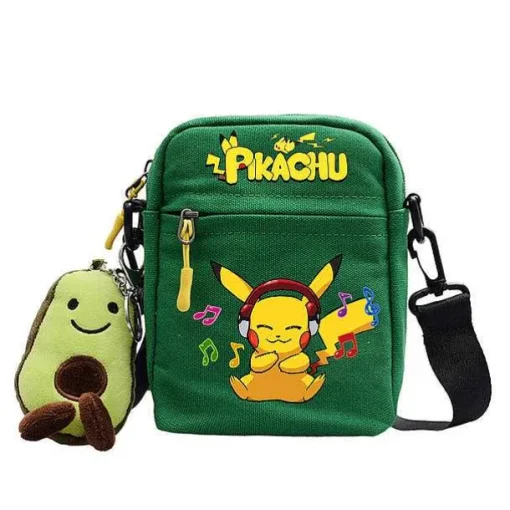 Pkm.store Sonstiges Merchandise-Canvas Pokemon Messenger Tasche, Slingbag Umhangetasche In Vielen Motiven