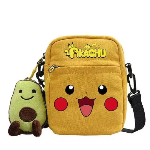 Pkm.store Sonstiges Merchandise-Canvas Pokemon Messenger Tasche, Slingbag Umhangetasche In Vielen Motiven