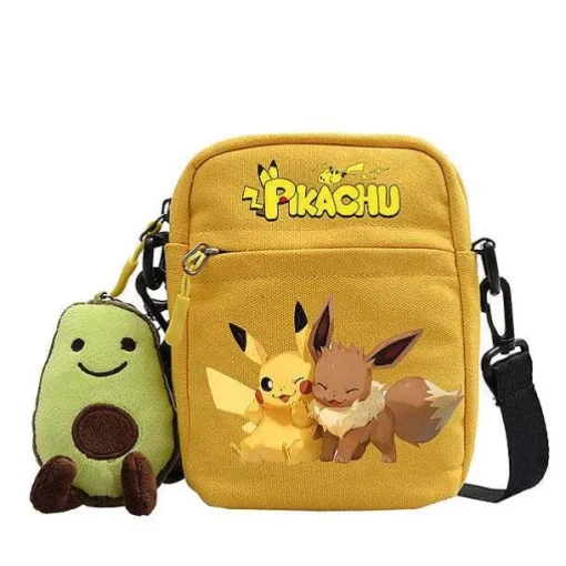 Pkm.store Sonstiges Merchandise-Canvas Pokemon Messenger Tasche, Slingbag Umhangetasche In Vielen Motiven