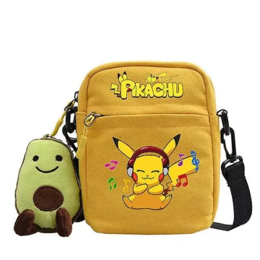 Pkm.store Sonstiges Merchandise-Canvas Pokemon Messenger Tasche, Slingbag Umhangetasche In Vielen Motiven