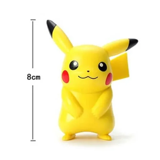 Pkm.store Pokemon Figuren-4Cm Pokemon Figuren (Charmander Cubone Bulbasaur Alola Vulpix Fennekin Chespin Pikachu Etc.)